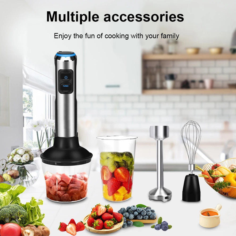 Blender High Power - Liquidificador manual 4 em 1 de