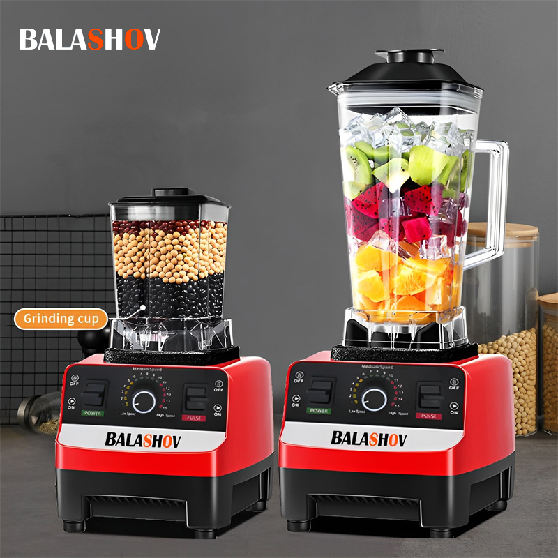Blender High Power - Liquidificador comercial resistente, 2000w, misturador estacionário,