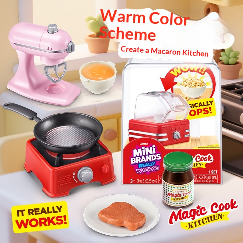 Kitchen Appliances Gift Items - Conjunto de Cozinha Mágica Zuru Original,