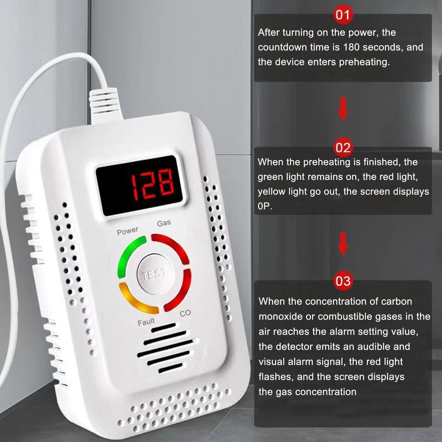 Detector de monóxido de carbon - Kitchen Appliances Video avaliação e preço