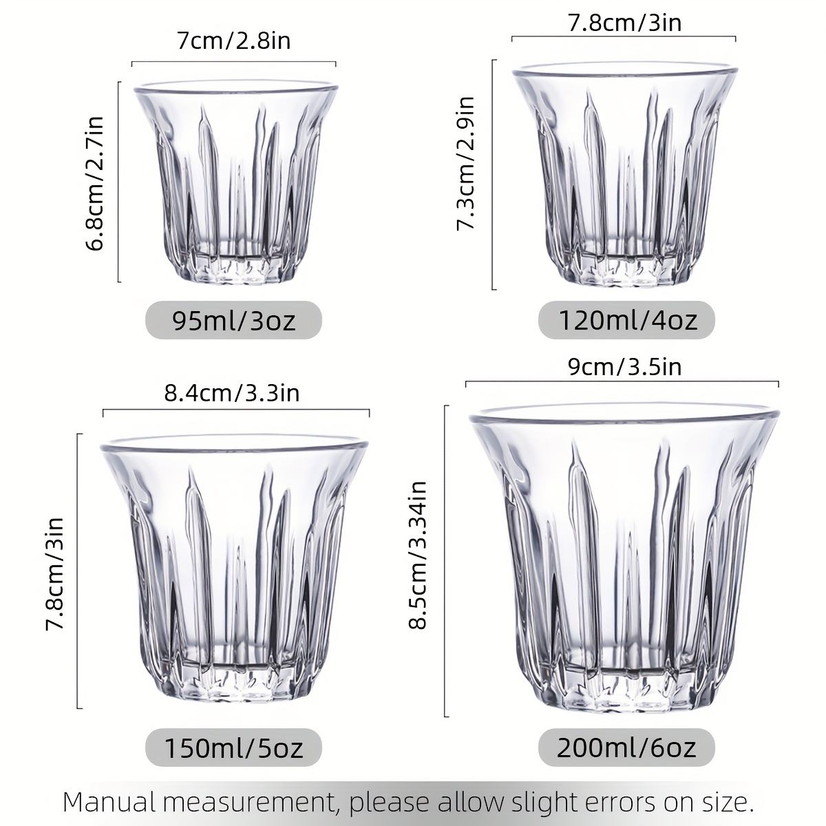 Conjunto com 2 Copos de Espres - Kitchen Appliances Store avaliação e preço